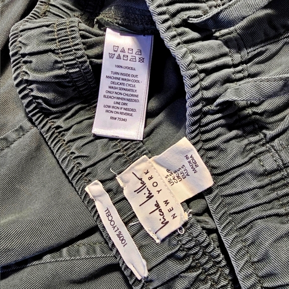 Nicole Miller Olive Green Jogger Pants - Picture 13 of 14